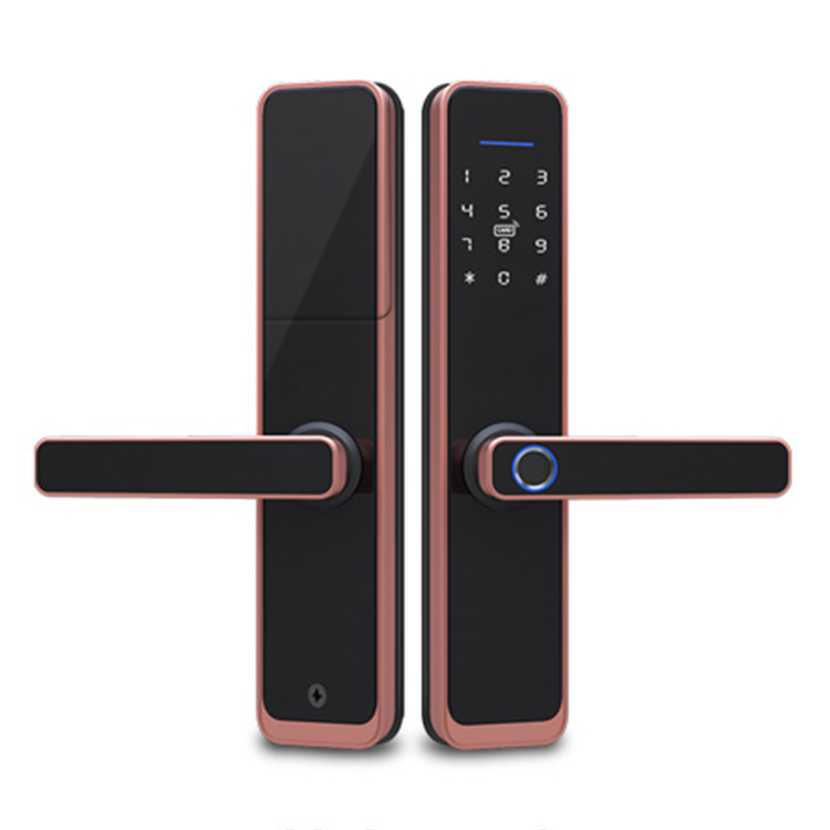 دستگیره هوشمند هوم لاک تویا  مدل E100 رز گلد